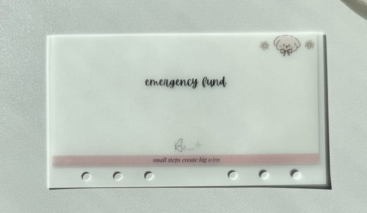 Bliss Cash Envelopes | Cozy Luxe Pals Custom Vellum Cash Envelope