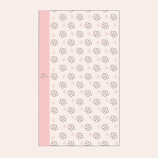 Whisper Floral A6 Linen Dashboard