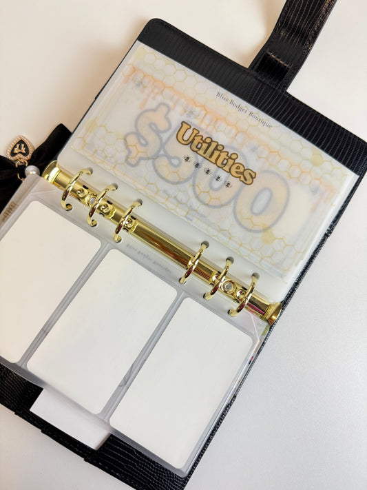 Honey & Blooms Cash Placeholders | A6 Budget Inserts