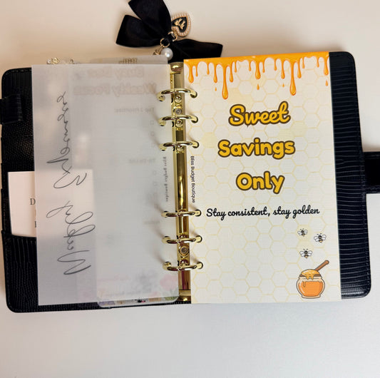 Honey & Blooms Collection | A6 Dashboard | Linen Paper