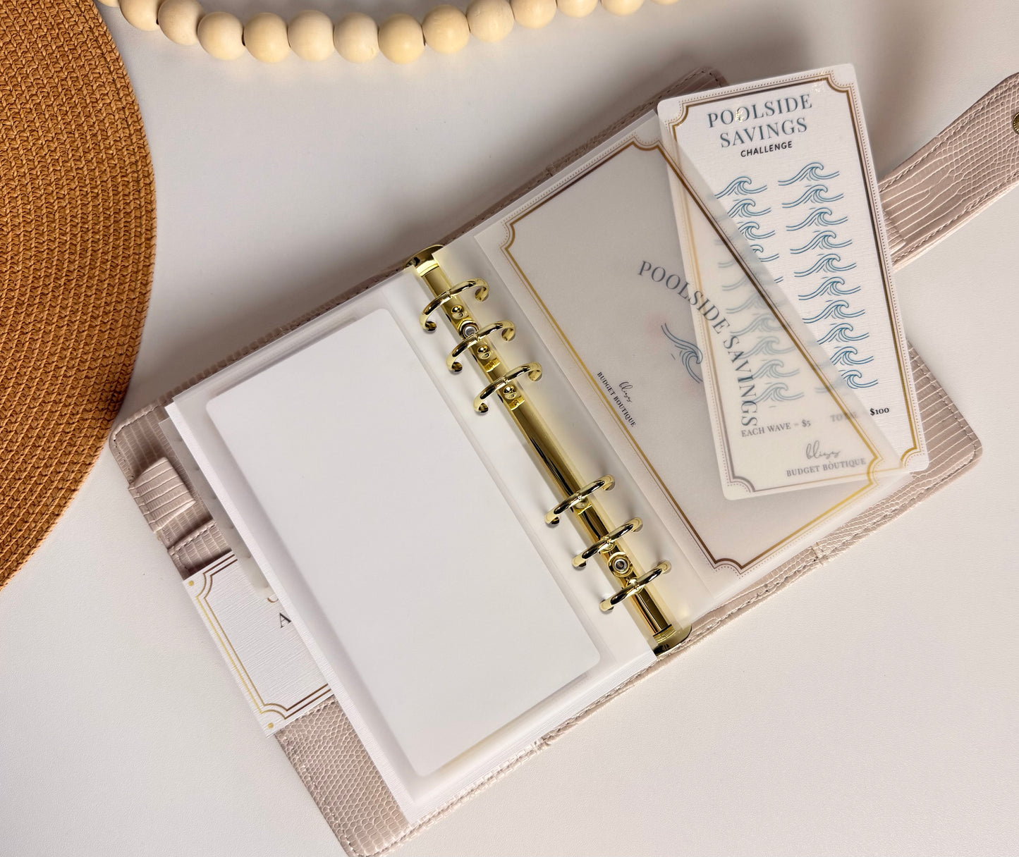 Golden Days Summer Savings Challenge Bundle | A6 Cash Stuffing Budget Binder Collection