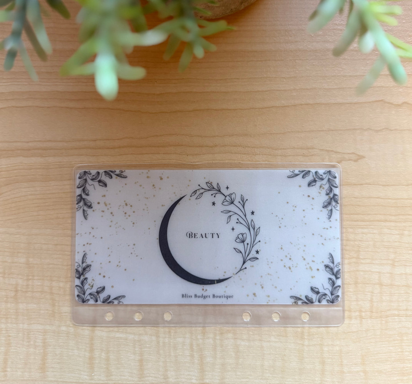 Luna Bloom Custom A6 Matte Cash Envelope