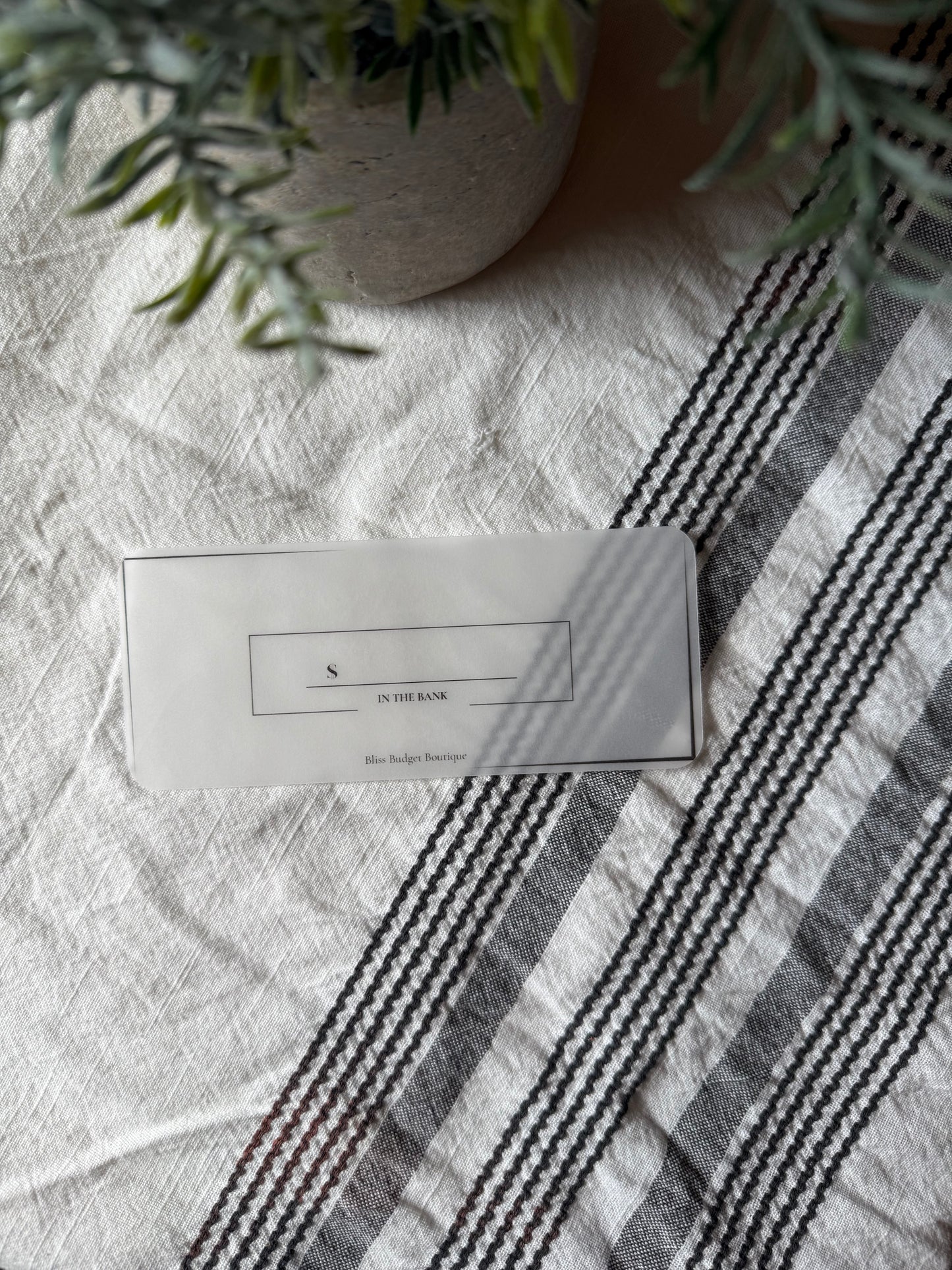 Luxe Cash Envelope Placeholders- Set of 4