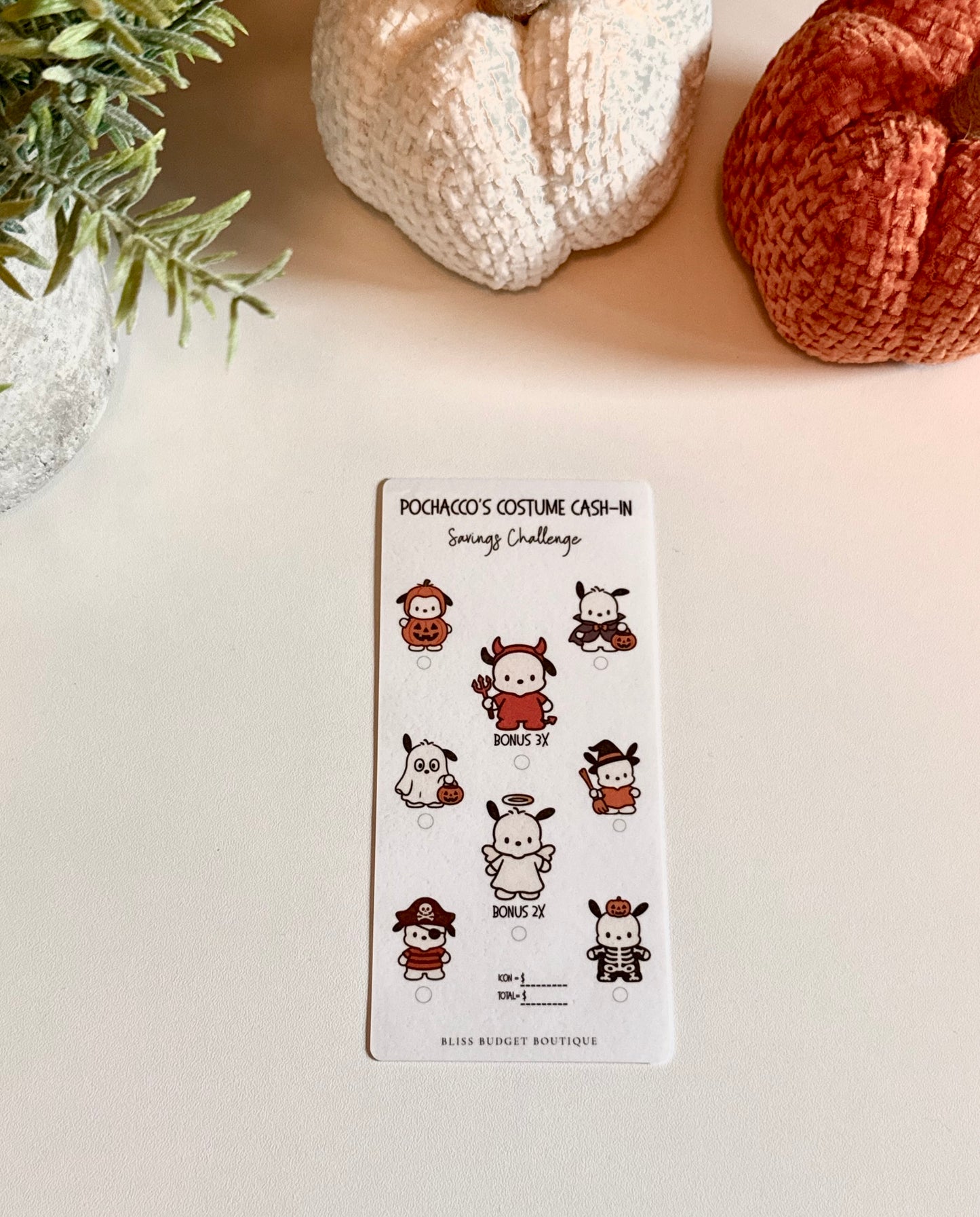 Pochacco’s Costume Cash-In Savings Challenge