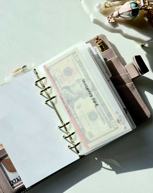 Bliss Cash Envelopes | Cozy Luxe Pals Custom Vellum Cash Envelope