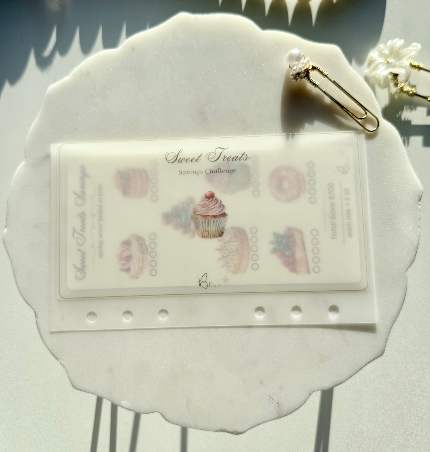 Sweet Treats A6 Savings Challenge