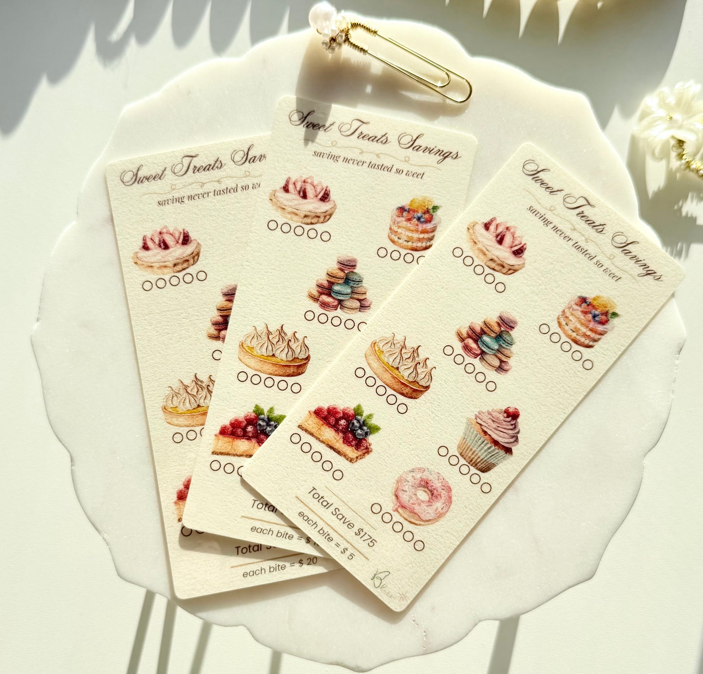 Sweet Treats A6 Savings Challenge