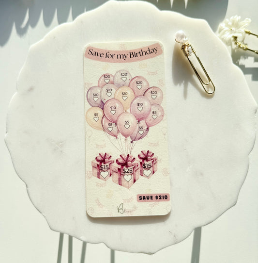 Birthday Savings Challenges