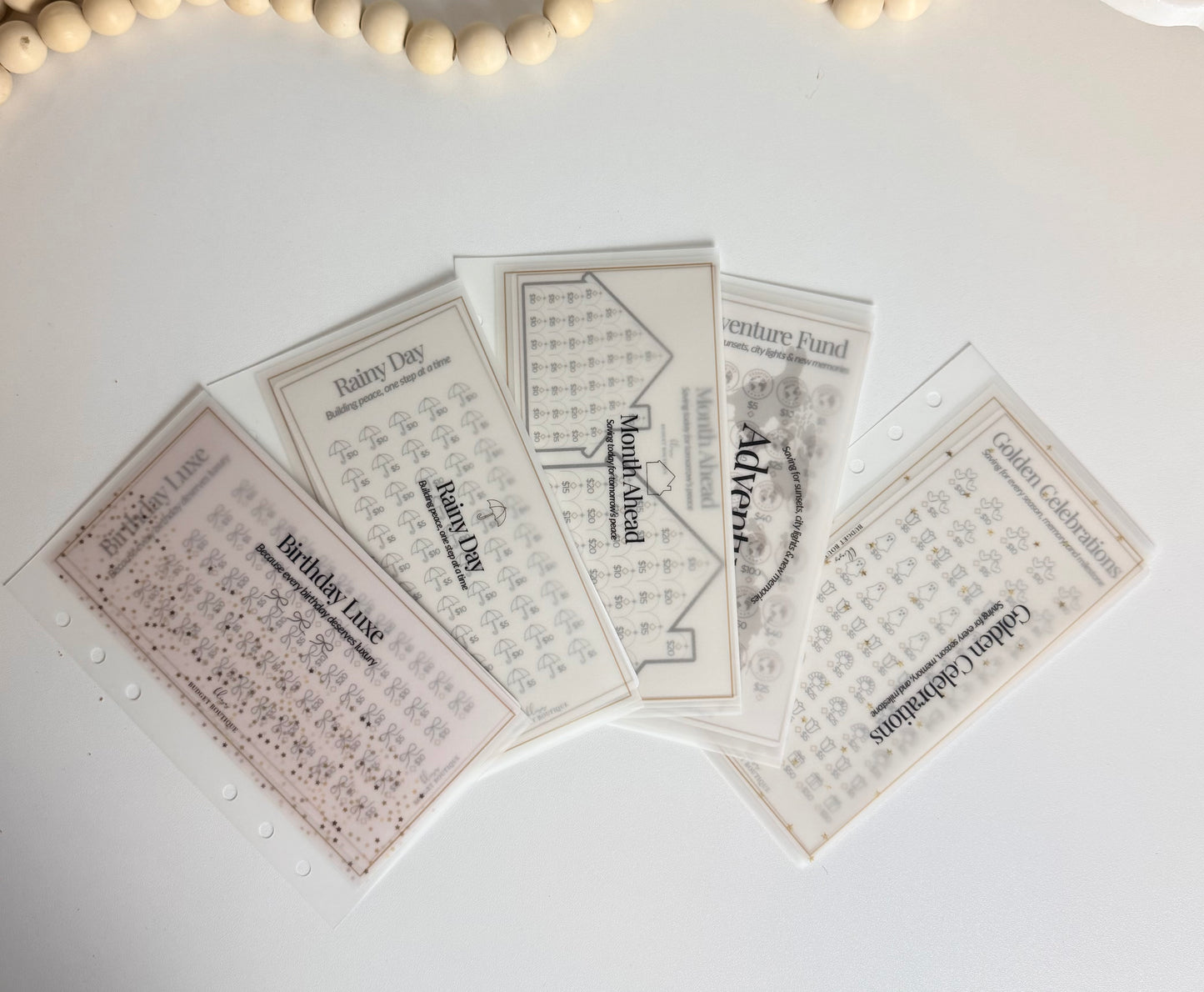 Signature Savings Challenge Collection | A6 Savings Challenges