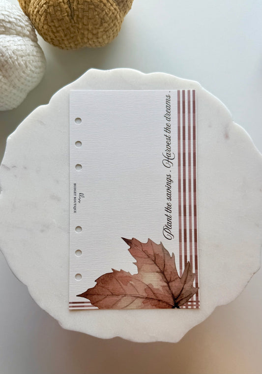 Autumn Muse Dashboard | A6